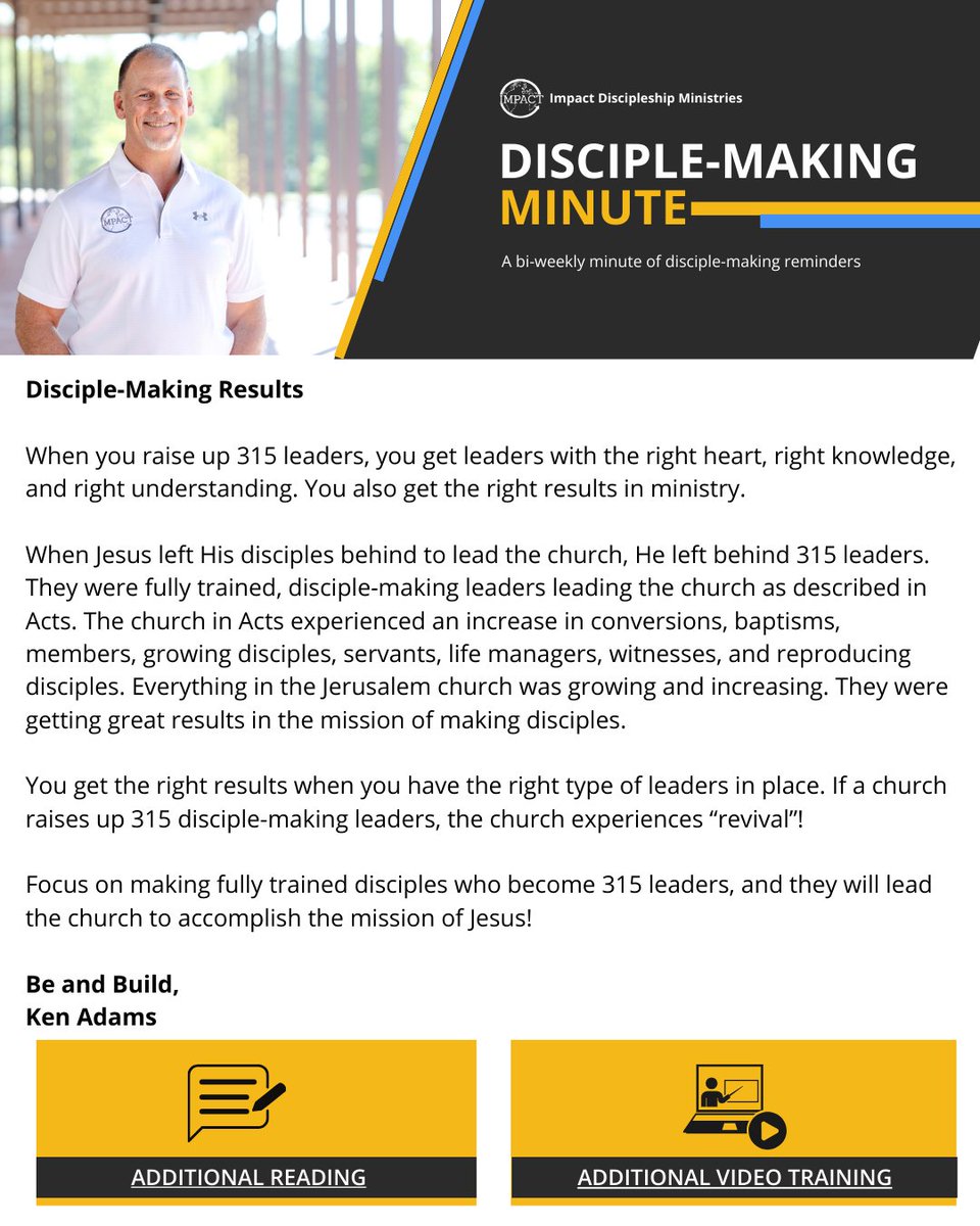 Impact Discipleship Ministries tweet media