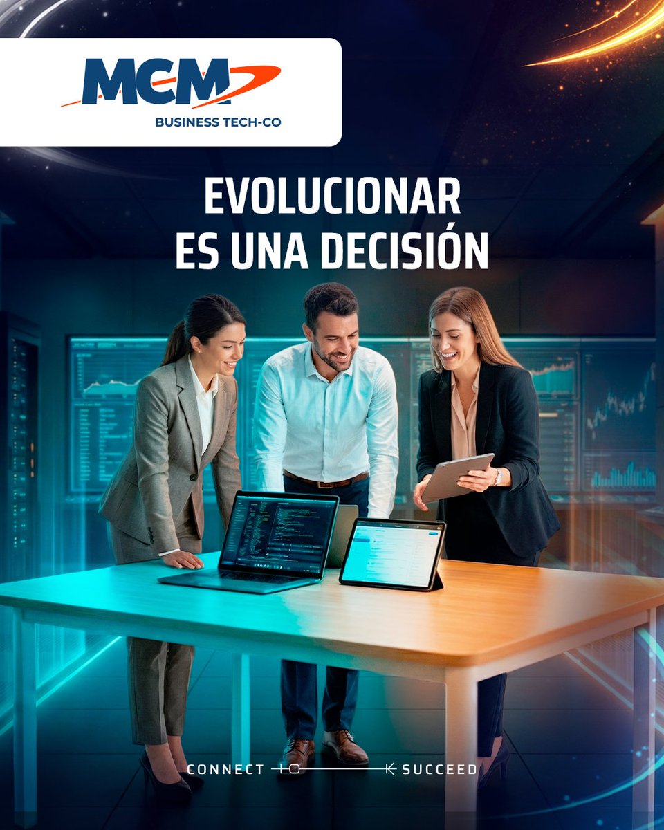 Evoluciona tu empresa con Conectividad. 
Con MCM Full Empresas tienes:

 Internet Dedicado con Seguridad Administrada
 Fibra óptica estable y de alta velocidad

 ¡La base que activa tu negocio!
 Activa MCM Full Empresas y recibe asesoría especializada.
🔗 hubs.la/Q0422Jp60