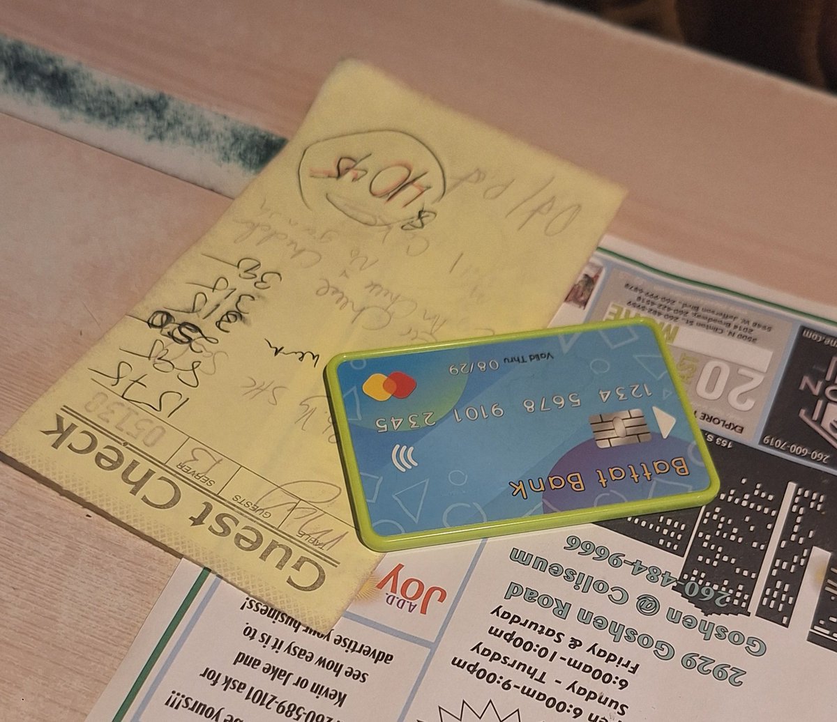 nahhhh dont worry about it dinners on me kitten