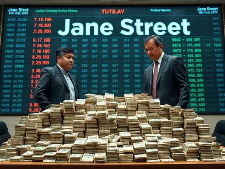 YOUR PORTFOLIO IS DOWN 90% BECAUSE JANE STREET HAS BEEN MANIPULATING THE MARKET THIS WHOLE TIME.
 THE BIGGEST CRYPTO CRASH IN 2021 HAPPENED BECAUSE OF THEM, THE 10/10 CRYPTO MARKET CRASH PROBABLY DID TOO.