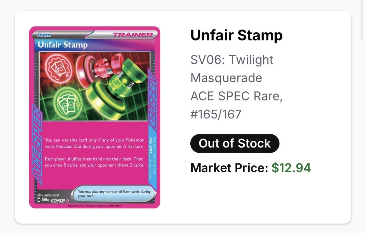 Wow the Market is Unfair lol…