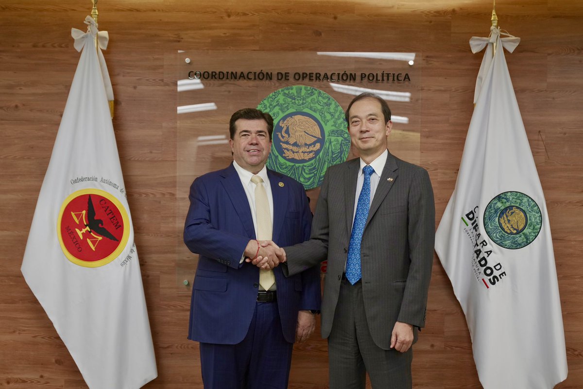 Un gusto recibir al Embajador de Japón en México, Kozo  Honsei, para seguir fortaleciendo los lazos entre nuestras naciones.

México y Japón comparten una relación económica sólida y de largo plazo. Hoy dialogamos sobre cómo seguir estrechando vínculos en beneficio de nuestros