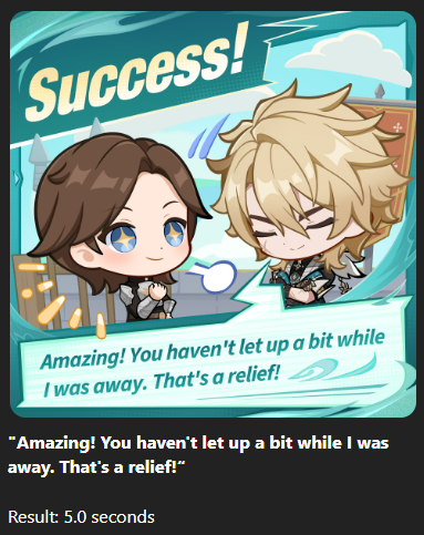 DimitriSutter's tweet photo. @GenshinImpact I'm IshyDaFishy, and I earned the Grand Master's recognition in the trial! Come give it a try!

#ChallengeVarka https://t.co/vz0ZL4twhB