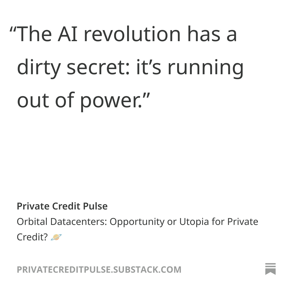 CatherineKurt22's tweet photo. a very interesting article on Orbital Datacenters: https://t.co/k15EWDwUNH https://t.co/yiPaO63bX4