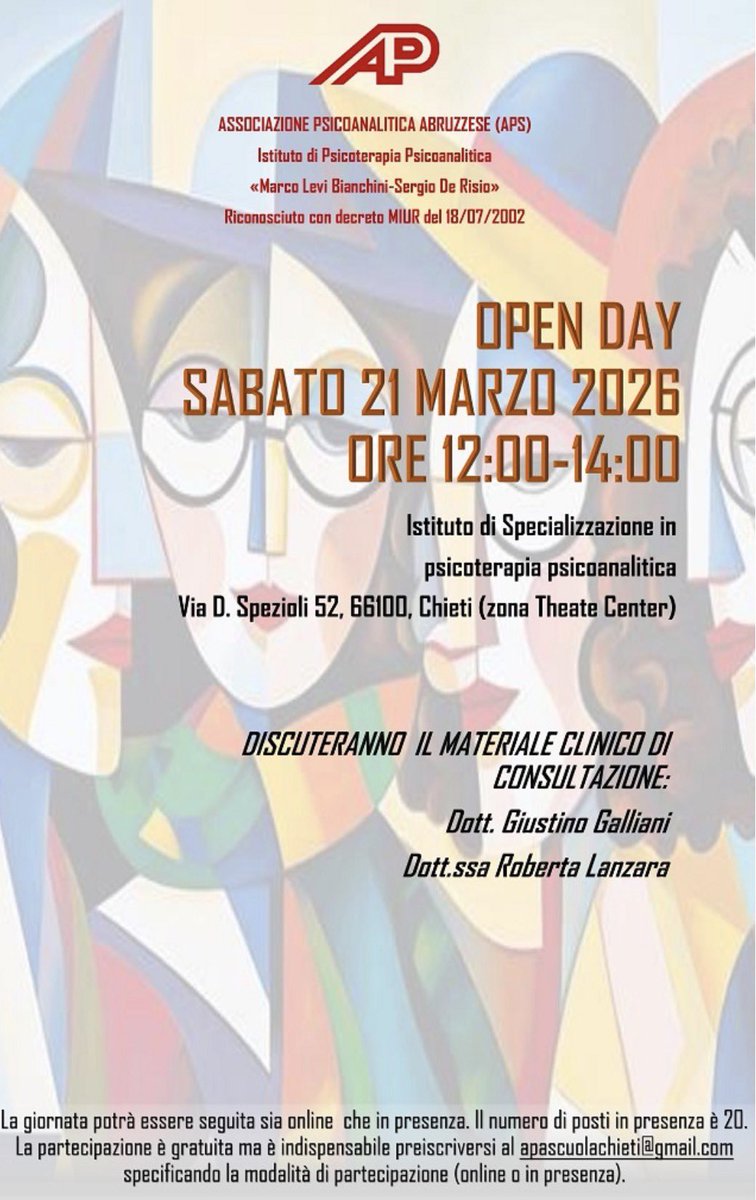 Open Day APA – Sabato 21 Marzo 2026
Per info e iscrizioni: apascuola.it/open-day-apa-s…