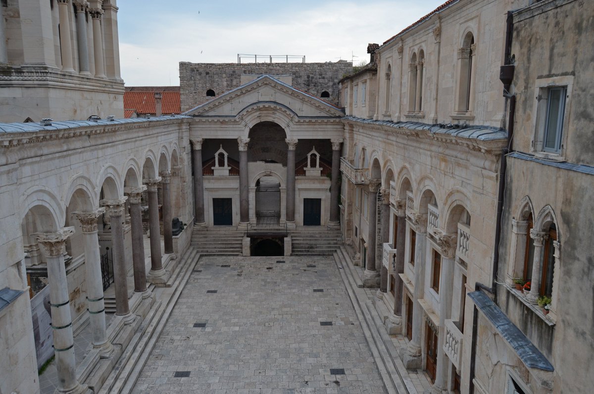 ByzantineLegacy's tweet photo. Very sad to hear of the passing of Prof. Dr. Katja Marasović, who contributed greatly to scientific research on Diocletian's Palace and historic Split, as well as to her students, family, and community.  She was a wonderful host and shared so much knowledge during my visit to Split, Croatia.