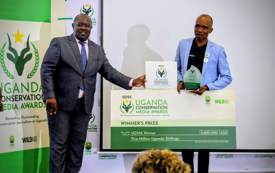 The State Minister of <a href="/MTWAUganda/">Ministry of Tourism-Uganda</a>, Hon. <a href="/mugarra/">Hon.Bahinduka Mugarra Martin</a> Martin, has applauded journalists for championing Uganda’s conservation agenda through impactful reporting that strengthens awareness and accountability.

He also appreciated partners like WildAid Africa for their continued support