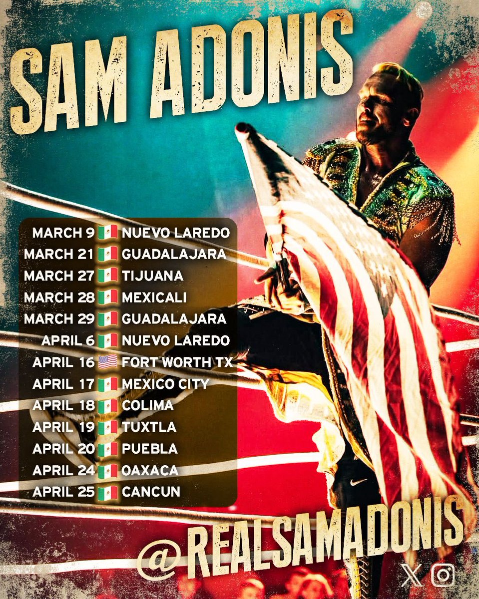 I’d LOVE to be in Vegas again for Mania week, but I’ve gotta Triple Shot in Mexico…. again 😉
