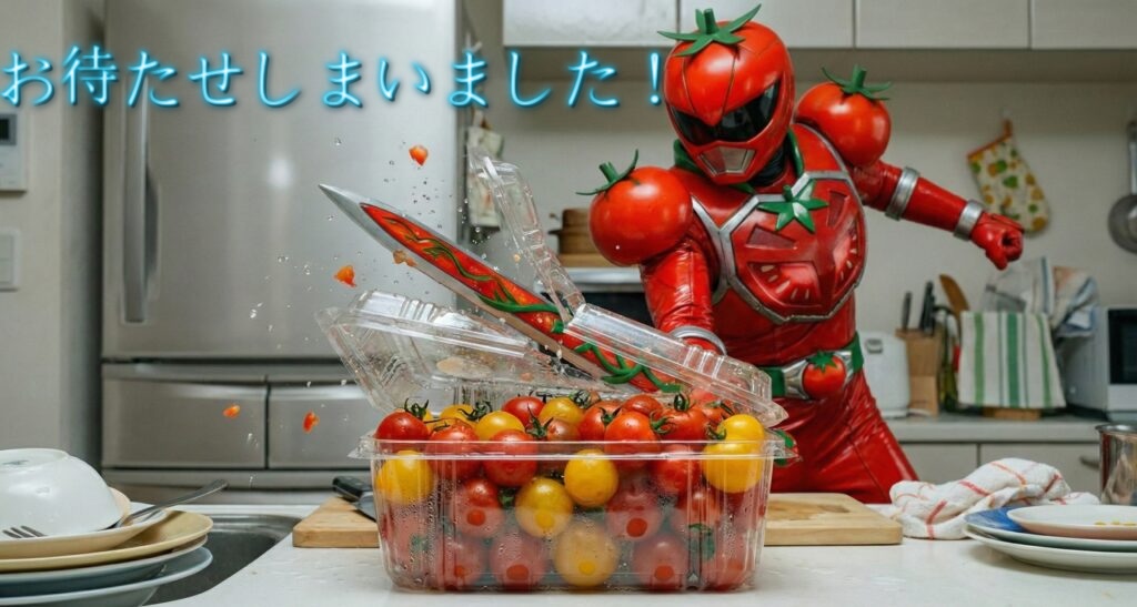 それでは、皆様、「超トマッテ」を歓迎して下さい！ 🦸‍♂️🍅
