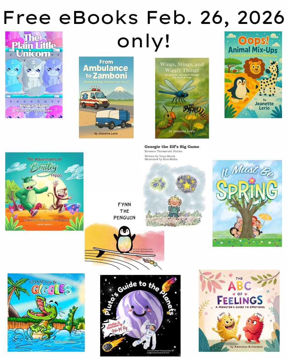 onesweetday48's tweet image. These #ebooks will be available for a #freedownload 2/26/26 only!
🔽
facebook.com/share/p/18EWLn…
#freebie #freebiealert #booktwt #TellAFairyTaleDay #SetAGoodExampleDay #CARPEDIEMDAY