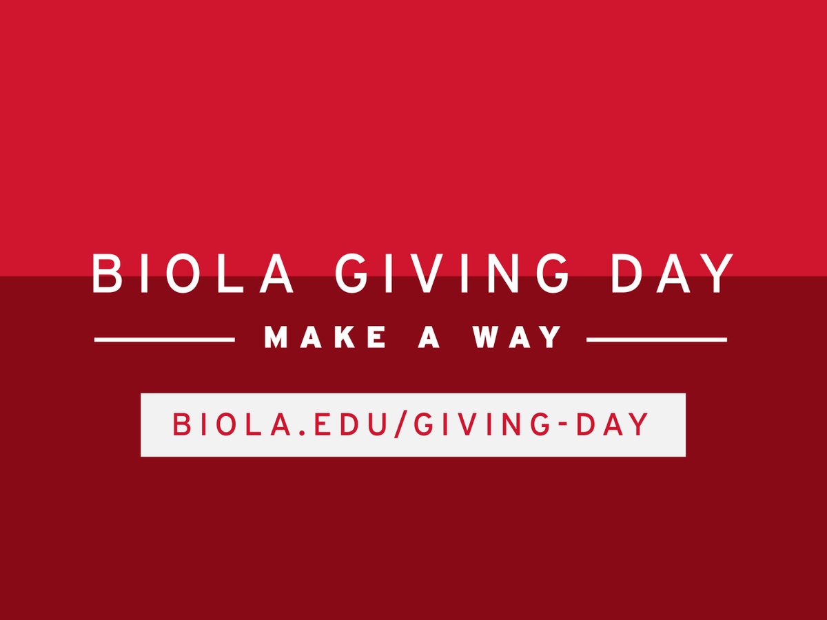 Biola University tweet media