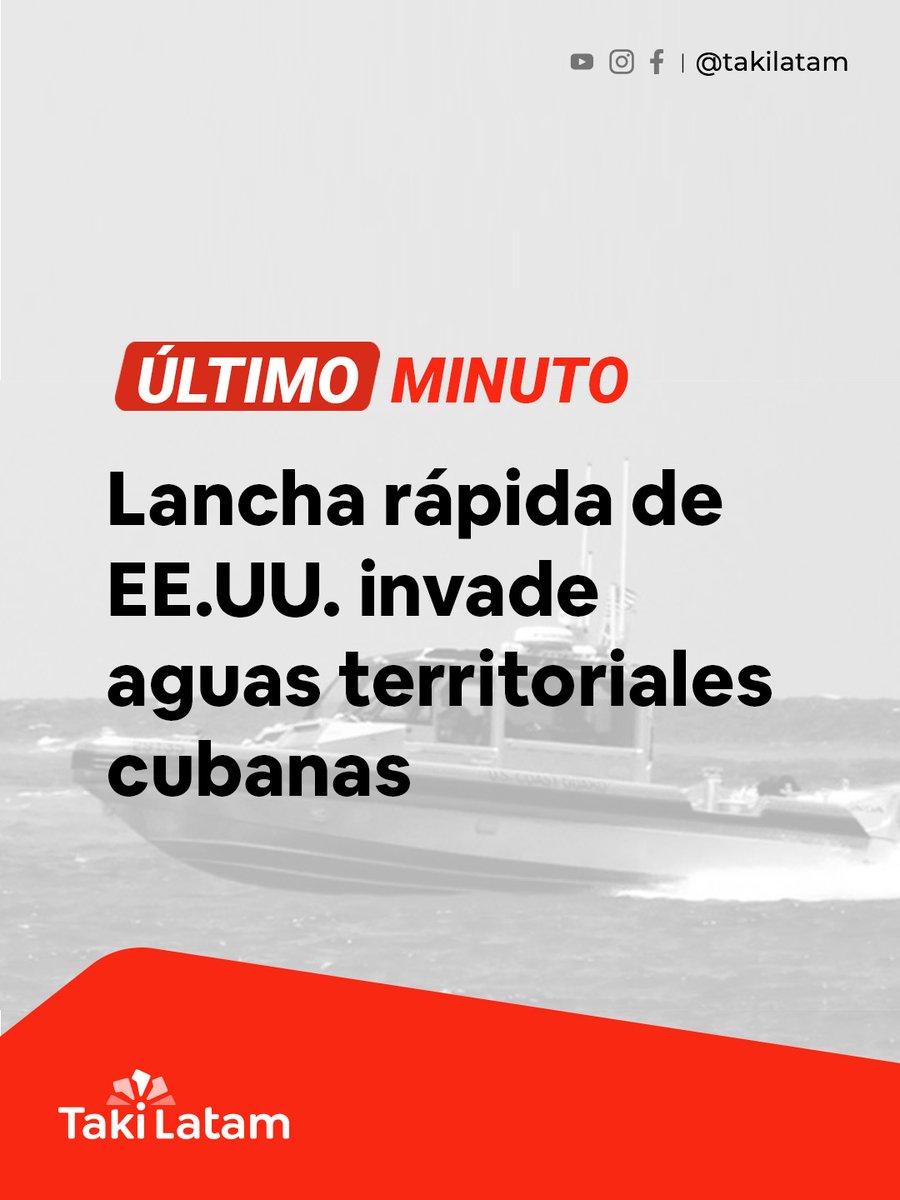 Una nota del Ministerio del Interior de Cuba asegura que fue detectada una lancha rápida infractora, dentro de las aguas territoriales cubanas (en la provincia de Villa Clara), con matrícula de la Florida, Estados Unidos.

Desde la lancha infractora abrieron fuego contra los