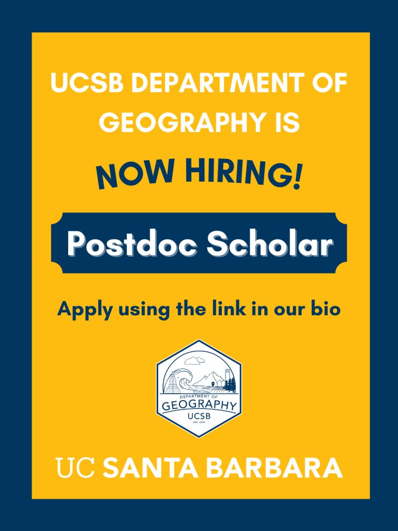 UCSB Geography tweet media