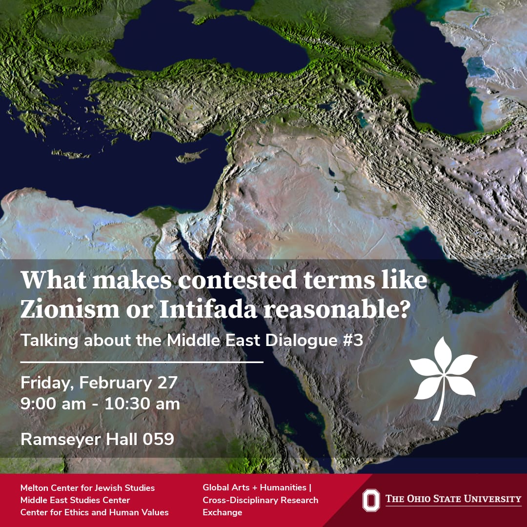 What makes a definition of a contested term “reasonable”?  Join us for a facilitated dialogue exploring standards for defining terms like Zionism and Intifada in public discourse.  Fri, Feb 27, 2026 | 9:00–10:30 AM | Ramseyer Hall, Room 59  mesc.osu.edu/events/mcrme-e…