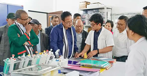 arunachaltimes_'s tweet image. (Wangsu inaugurates central #vaccine depot-cum-disease investigation #laboratory)
The Arunachal Times - arunachaltimes.in/index.php/2026…