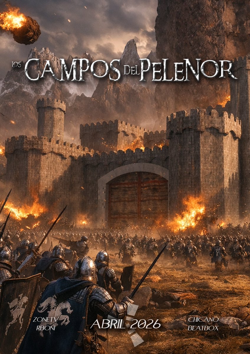Volvemos a la Tierra Media!!! ¿Estás preparado para defender Minas Tirith?

☢️ "Los Campos del Pelenor"
👮 Un evento de <a href="/chicanobeatbox/">Chicano Beatbox</a> y <a href="/zonetv_swl/">ZoneTV</a> 
🗺️ Mapa 100% Custom by <a href="/rB0ni_/">rB0ni</a> 
🕐 2-3 Horas de duración
⚔️ 100% PVP | Spawneas ya equipado
🏰 Modo Primitivo <a href="/playrust/">Rust</a>