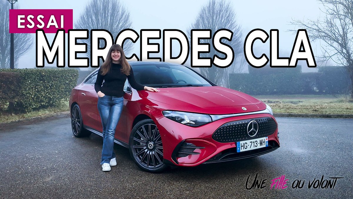 dmeance's tweet photo. Essai Mercedes CLA 250+ : que vaut la voiture de l'année 2026 ? https://t.co/zDMTCHDNRx via @YouTube @FilleAuVolant @Marie_lzk
@MBFRANCE_ #MercedesBenz #Mercedes #CLA #CLA250 #MercedesCLA #Berline #Electrique #Présentation #Essai #VoitureElectrique #BEV #EV #VE https://t.co/QnLm4PfdoT