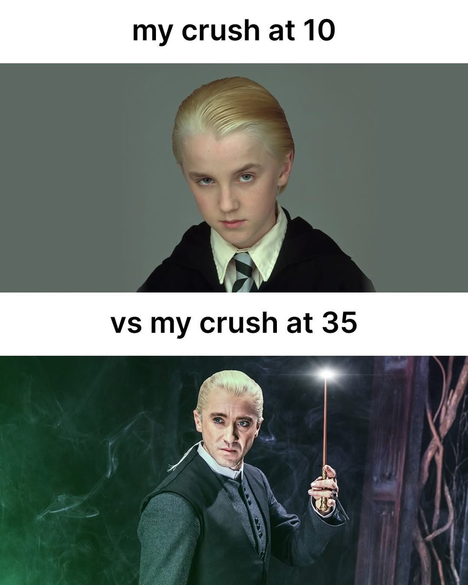 TheDailyHPotter's tweet photo. It's been 25 years, and we're still not over our first crush 💚 https://t.co/dbRZ8r4Ea2