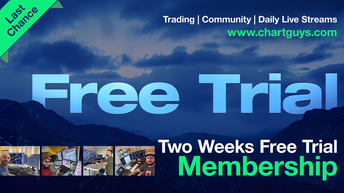 ⚠️ Free Trial ends tonight.
Get access to structured education, daily live streams, and a focused trading community. 
(Link in thread)