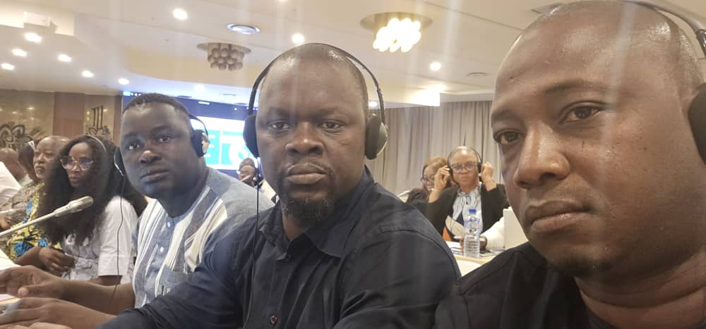wanep_gb's tweet photo. O representante da WANEP-Guiné-Bissau (WANEP-GB), Nicolau Gomes Dautarin, participa no encontro anual promovido pela Comunidade Económica dos Estados da África Ocidental (CEDEAO), que visa o reforço das capacidades de 74 monitores da rede regional de alerta precoce ECOWARN. https://t.co/kn1Qu7Dsmz