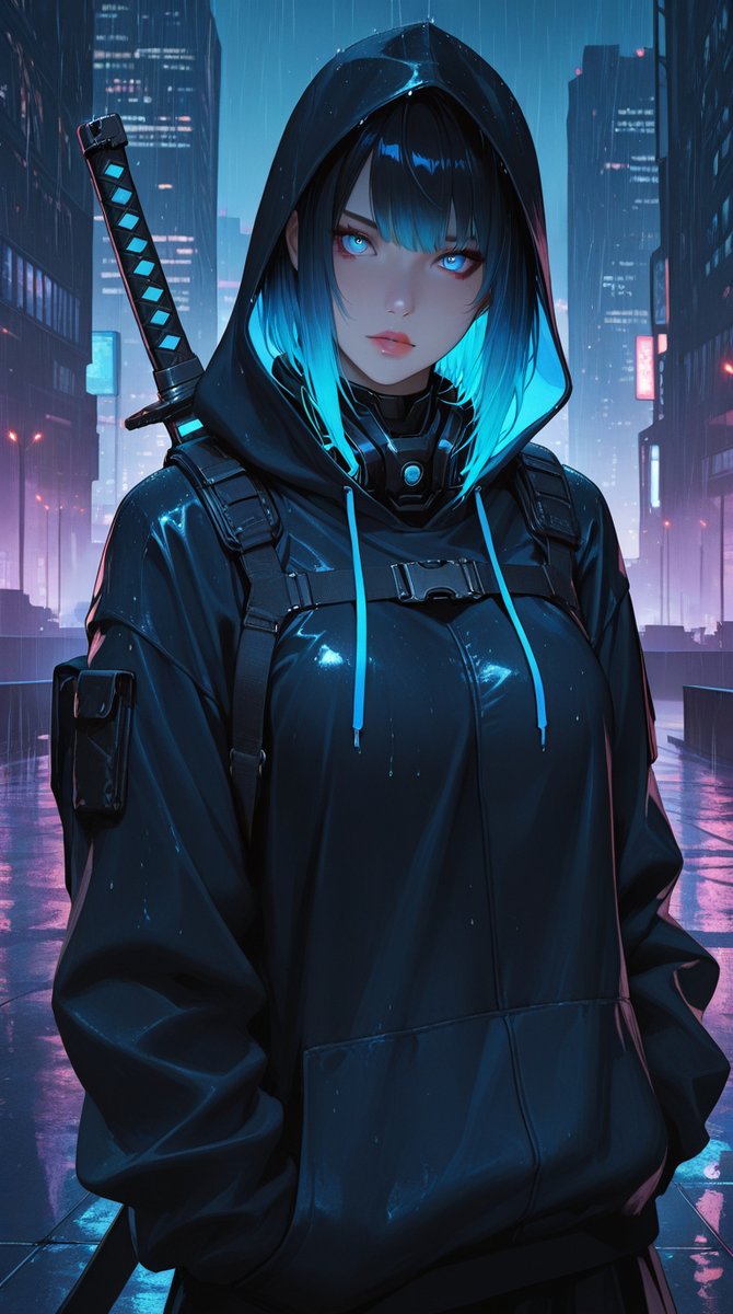RealHius's tweet photo. Midnight shadows and neon blades. 🌃
Created on: @MageSpace_
#AnimeArt #Cyberpunk #StreetVibes #RealHius #Magespace #AIArt https://t.co/FWN9TGZOhw