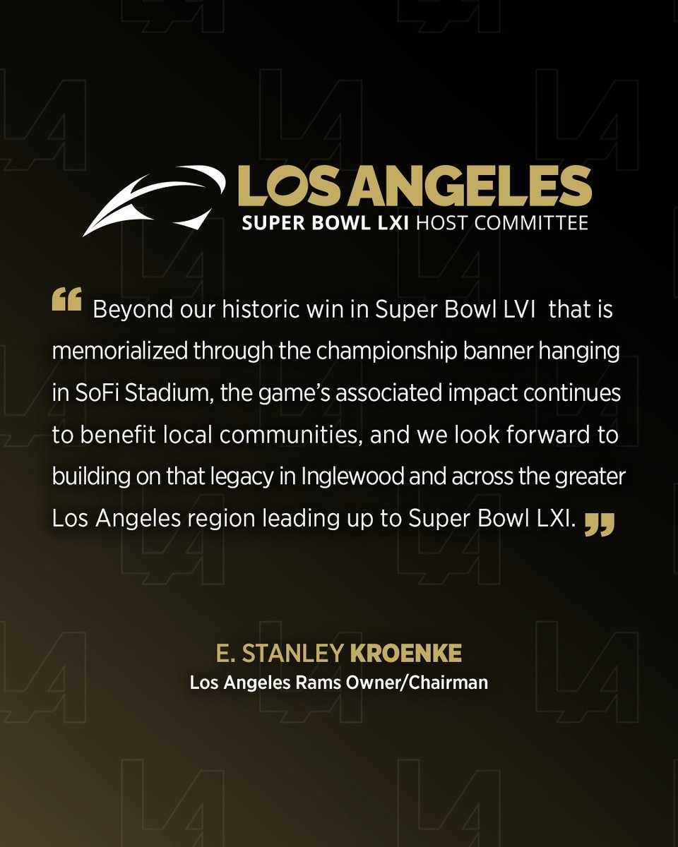 Los Angeles Sports & Entertainment Commission tweet media