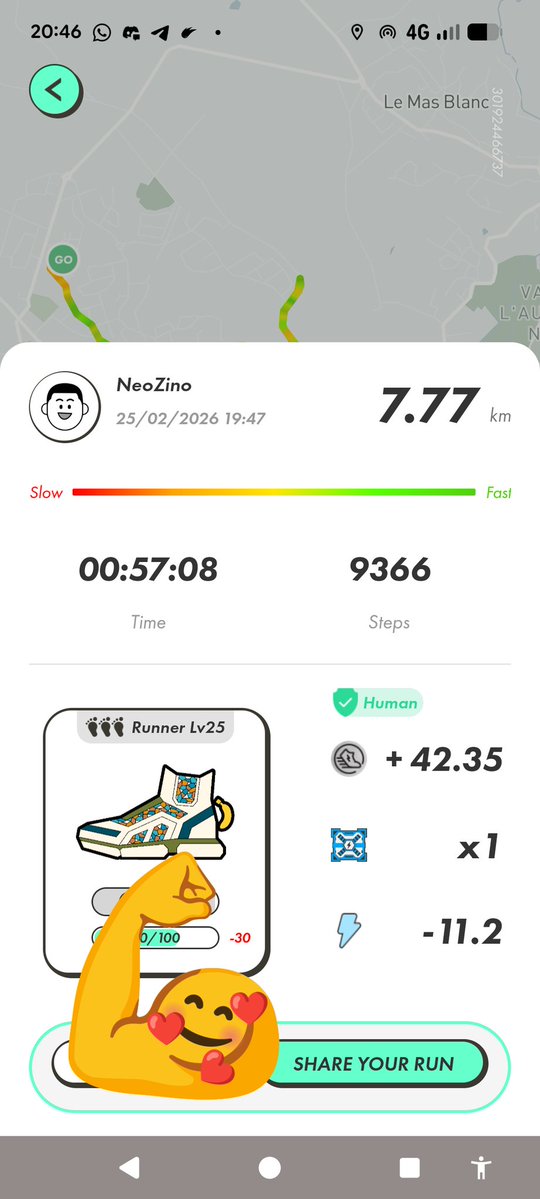 My first mystery box level 5 on P realm
Thank you <a href="/PolyGST/">PolyGST</a> for the advice 
Let's see what will bring with it 👀👀
<a href="/Stepnofficial/">STEPN GO</a>