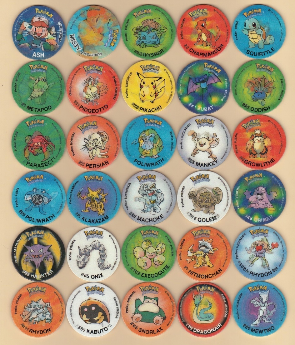 90Nostalgico's tweet photo. Promo Tazos Pokémon 3D https://t.co/9Z6I8KD8W8