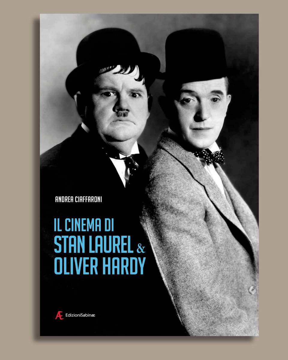 andreaciaffa's tweet photo. 📖 Il cinema di Stan Laurel &amp; Oliver Hardy

📅 Dal 3 marzo in libreria!
🔗 Scopri il libro al link https://t.co/TInvX1faL5 https://t.co/GhGE86JR6y