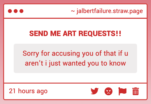 hii accusing me of what sorry? 😭