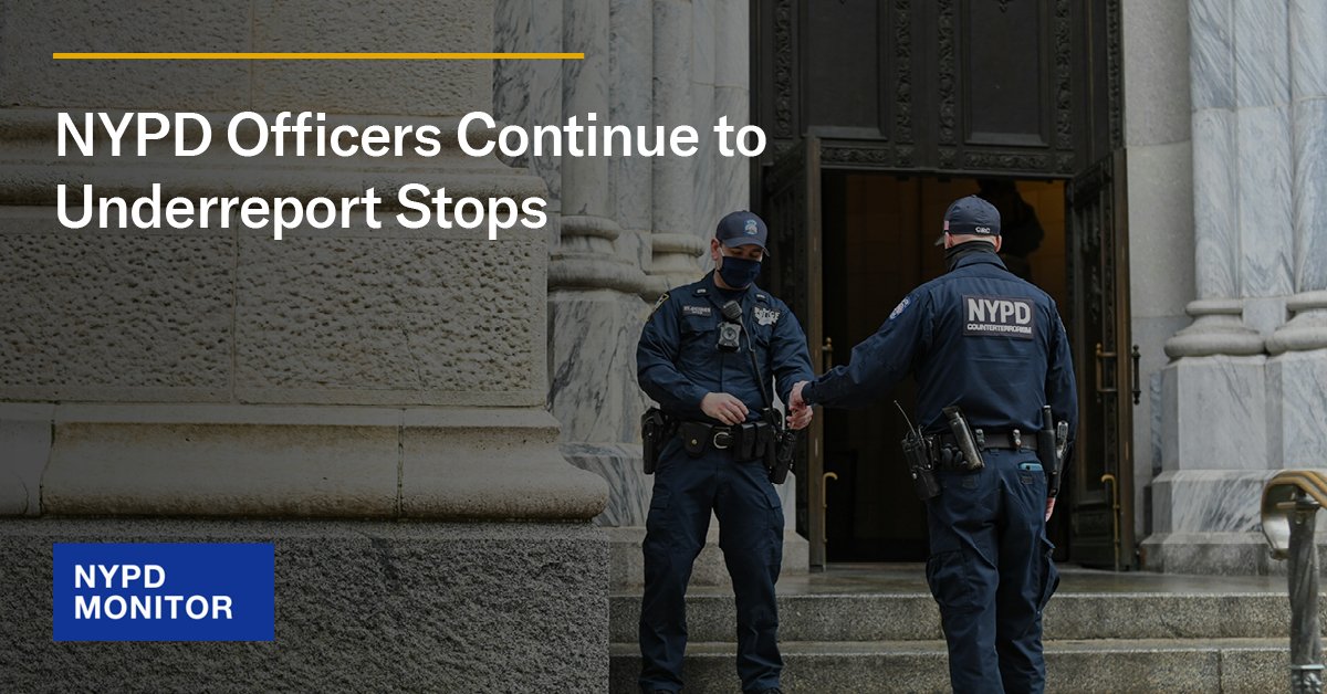 NypdMonitor's tweet photo. The Monitor’s audit of body-worn camera footage in the first quarter of 2025 showed officers failed to complete stop reports in 31% of stops, showing that officers continue to underreport stops. Read the Monitor’s Twenty-Eighth Report here: https://t.co/N0bv1k3j2Q. https://t.co/VWYrr9lYwJ