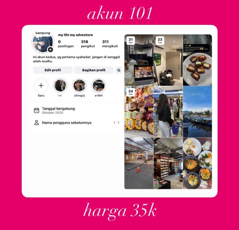 North, stok cek di saluran WA tweet media