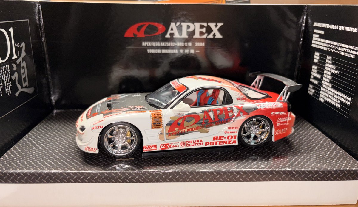 こんにちは🌞 今回はAPEX 今村陽一選手のFD3Sです🔥 当時のD1は子供の