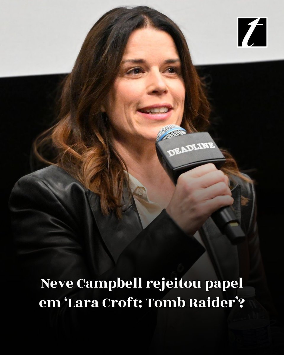Neve Campbell confirmou ao BuzzFeed UK que recusou o papel principal no longa ‘Lara Croft: Tomb Raider’, estreado em 2001.
