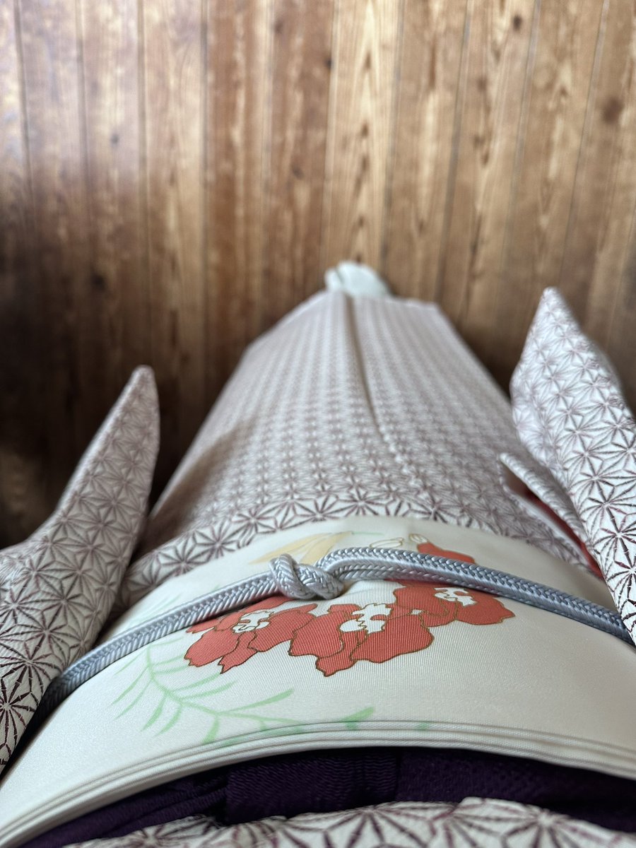 普段着のきもの　小紋に名古屋帯
