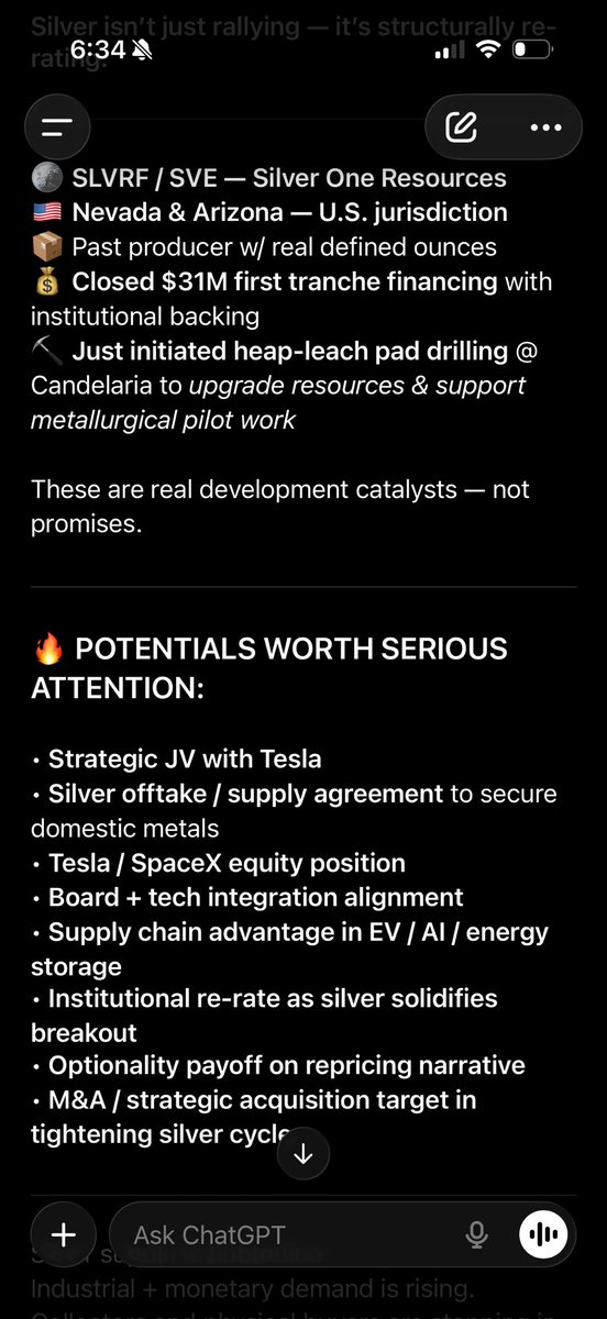 CharlesT_555's tweet photo. π¨ #SILVER IS BREAKING OUT β EVERY SIGNAL IS ALIGNING π¨
Physical supply tightening.
COMEX repricing pressure building.
Institutional capital allocating.
Tesla and EV supply chains demanding silver.
News 2/23
https://t.co/vakeBxtabn
@elonmusk β
Worth a hard look. π
#SLVRF https://t.co/hDI6mwCccN