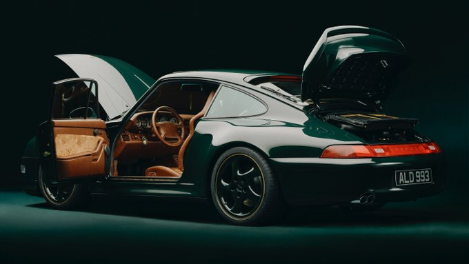 1996 model özel tasarım Porsche 993 Turbo: