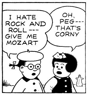 OH, PEG ---
THAT’S CORNY