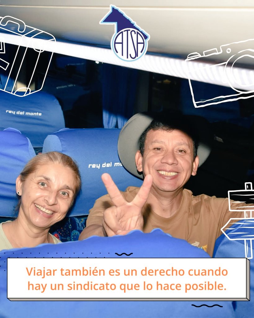 sanidadChaco's tweet photo. Nada de casualidades ni privilegios.
👉 Esto pasa porque hay organización sindical.
El viaje a Bariloche no lo hizo el mercado: lo hizo un sindicato que planifica y cumple.
Mientras algunos ajustan, la organización responde
Sin organización no hay derechos. Afiliate y participá. https://t.co/pfTh7s9zOd