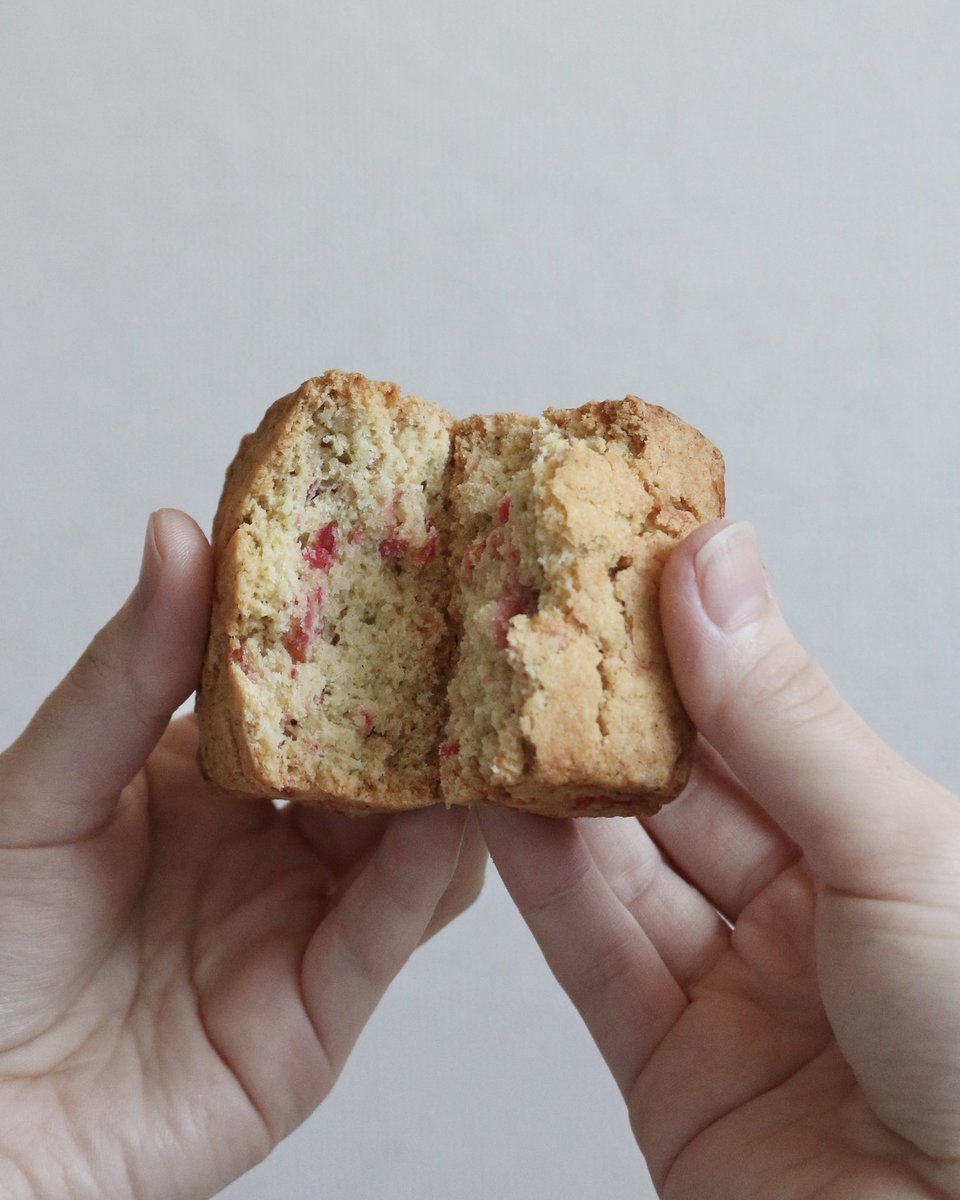 春の気配を感じはじめる頃にお作りする
\\ さくらんぼとローズマリーのスコーン //

甘いさくらんぼに、爽やかなローズマリーがほんのりと重なる、Lyckaらしくハーブをきかせた、大人気のフレーバーです✨