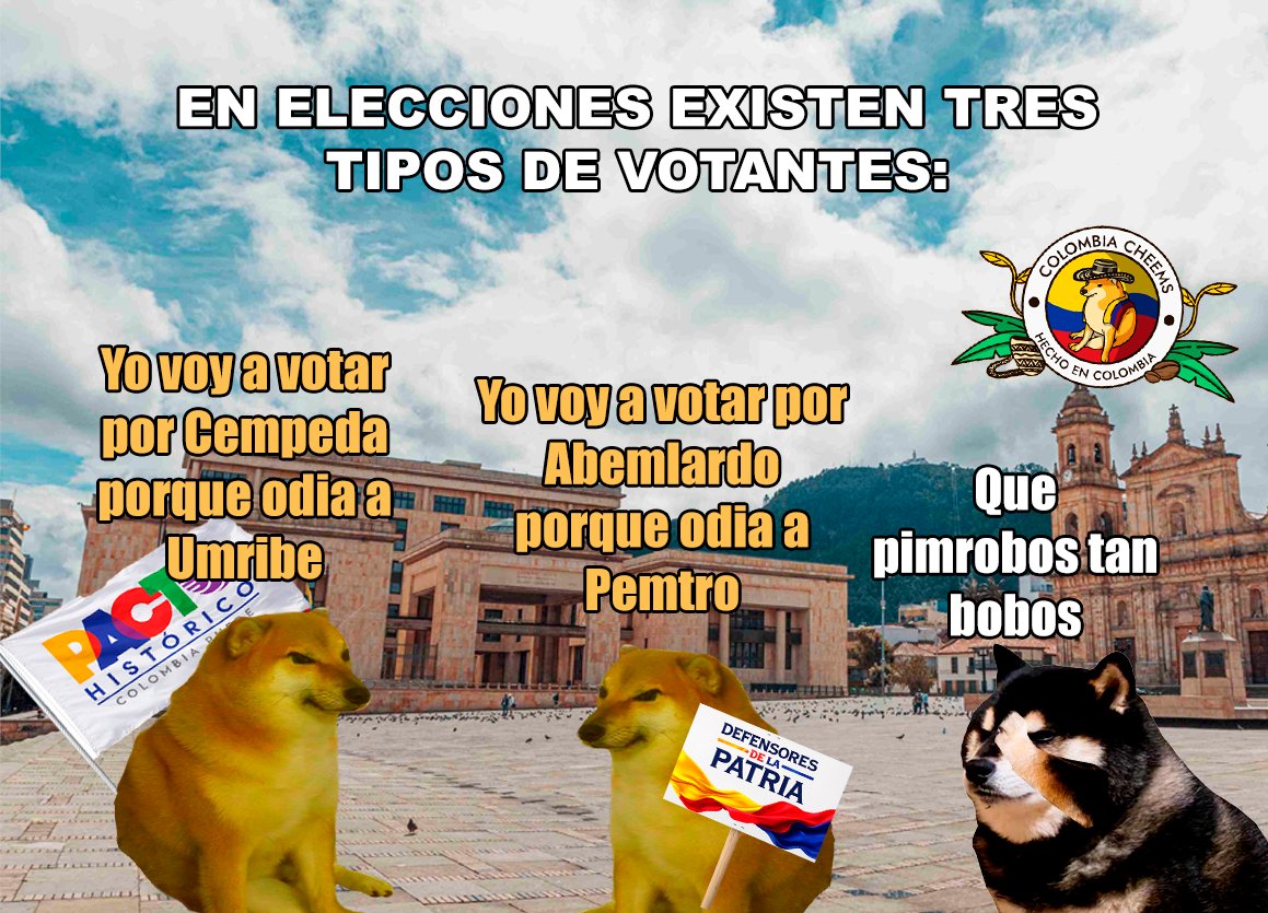 Colombia Cheems tweet media