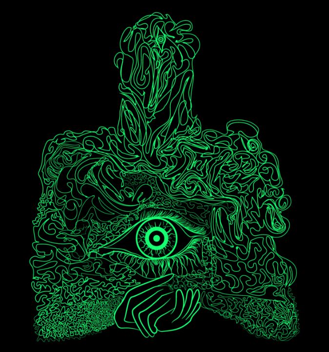 lucidpatterns's tweet photo. Art of the Day! "Conscious Paths (Green Aura)". Buy at: https://t.co/QFjkx3Jf5R https://t.co/cpZxOuYk5S