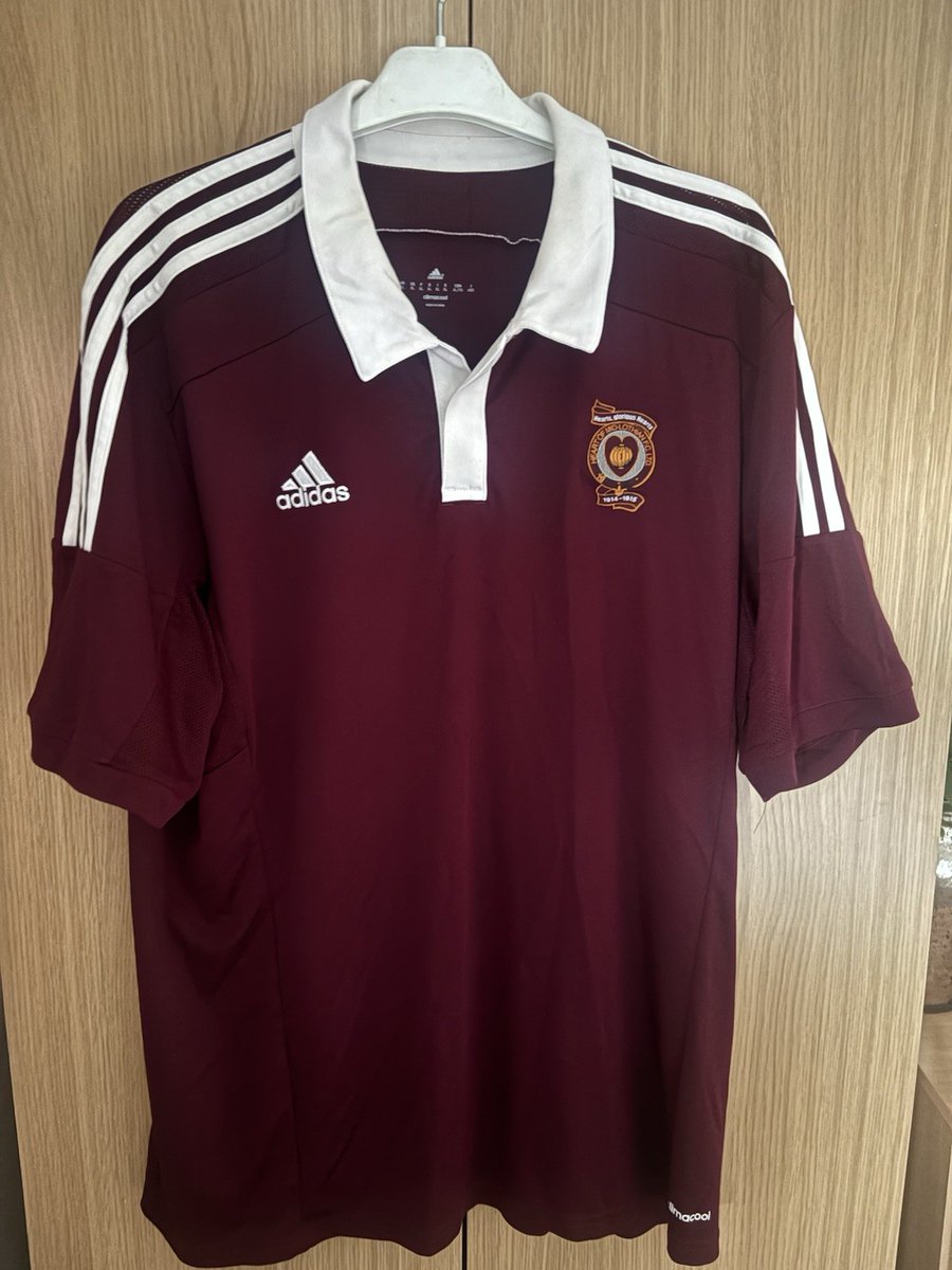 Maillot Extérieur Hearts Of Midlothian 2004/05 Grande Taille L - Vintage Rare Occasion