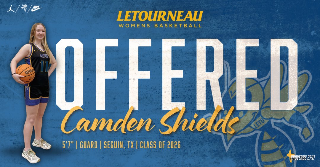 After a great visit, I’m blessed to receive an offer from <a href="/LETUWBB/">LETU Women's Basketball</a>! Thank you so much <a href="/CoachTan_/">Samantha Tan</a> for this opportunity!! <a href="/Coach_Israel12/">Nick Israel</a> <a href="/EliteArnold/">Arnold Elite Est.2017 & Lady Arnold Elite Est.2018</a> <a href="/KevinWill2124/">Kevin Williams</a>