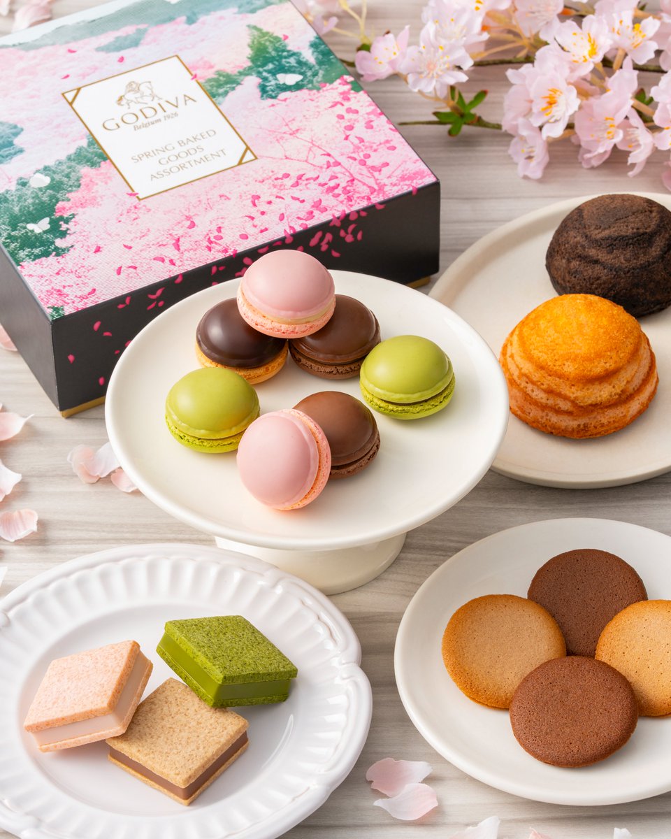 春を彩る #ゴディバ 特別な味わいの焼き菓子アソートメント✨ 🌸桜の