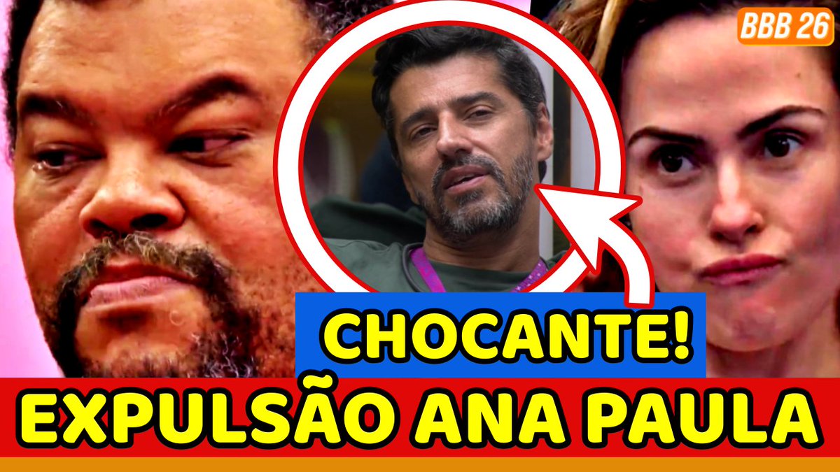 AGORA! 🚨URGENTE BBB26: Babu CAVA EXPULSÃO de Ana Paula e PLANO TERRÍVEL SERÁ FEITO HOJE À NOITE
youtu.be/EPWy-2Zaq7Y