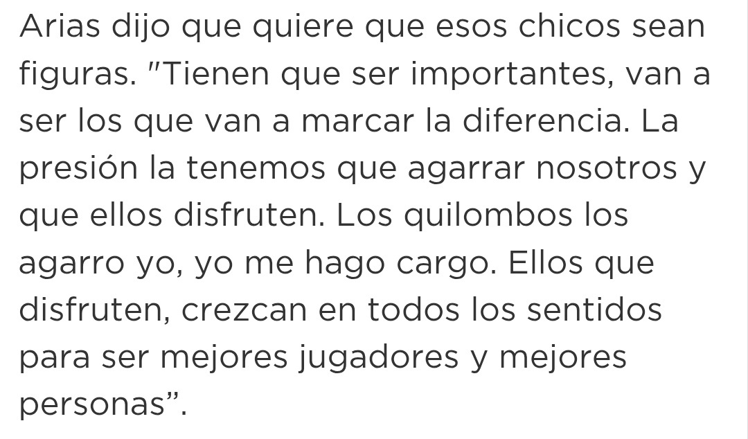 "Los quilombos los agarro yo, yo me hago cargo" y 4 días antes del clásico se hace el lesionado mandando al muere a sus compañeros y a Barlasina, para colmo no te salva una. Arias cagón hijo de puta, referente de cartón.
