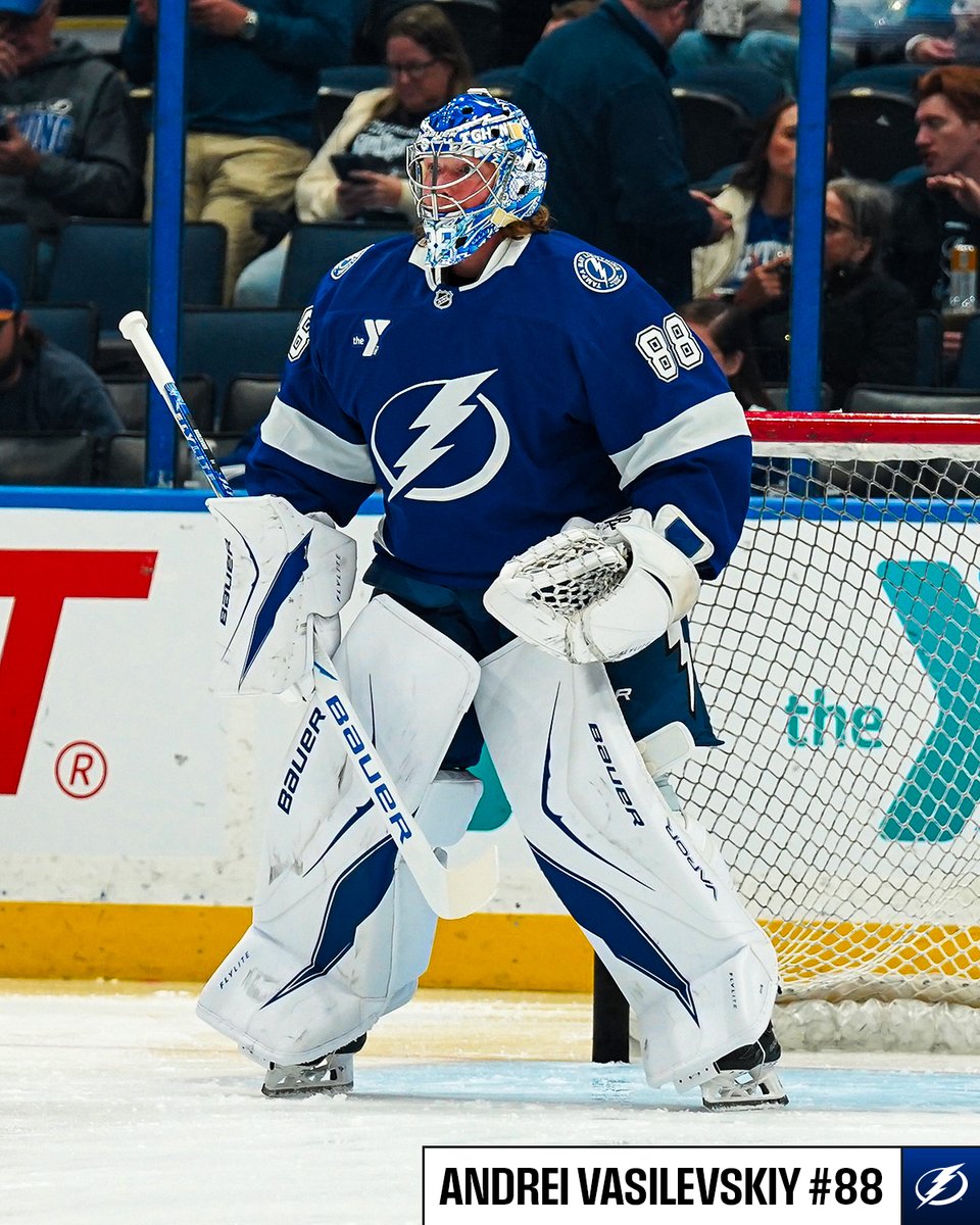 NHL's tweet photo. Andrei Vasilevskiy's last 17 games:

16-0-1 record
1.90 goals against average
.923 save percentage

🇺🇸: @NHL_On_TNT &amp; @StreamOnMax ➡️ https://t.co/4TuyIATi3T
🇨🇦: @Sportsnet or stream on Sportsnet+ ➡️ https://t.co/4KjbdjVctF https://t.co/TPBNVklOiF