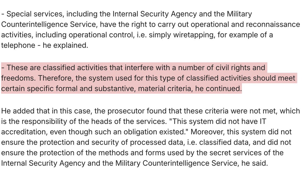 jsrailton's tweet image. 4/ Ultimately, #Poland's choice under the PiS party to use #Pegasus backfired spectacularly.

Because, whatever the hype about secrecy, NSO Group keeps getting their customers caught.

Again, and again. Scandal after scandal.

Text source [PL]: 
tvn24.pl/polska/zarzuty…