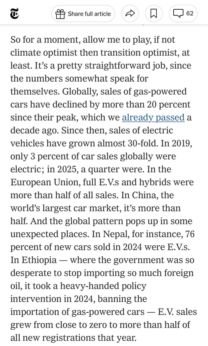 Once again, the US strategy of clinging to gas powered cars seems insane and ultimately suicidal for our domestic industry